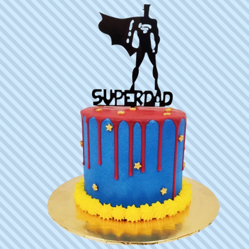 Father’s Day 2024 | Superman Daddy Cake (Klang Valley Delivery)