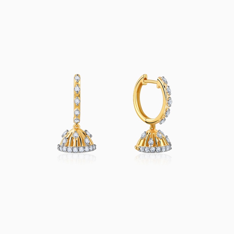 Gold Belle Diamond Jhumka