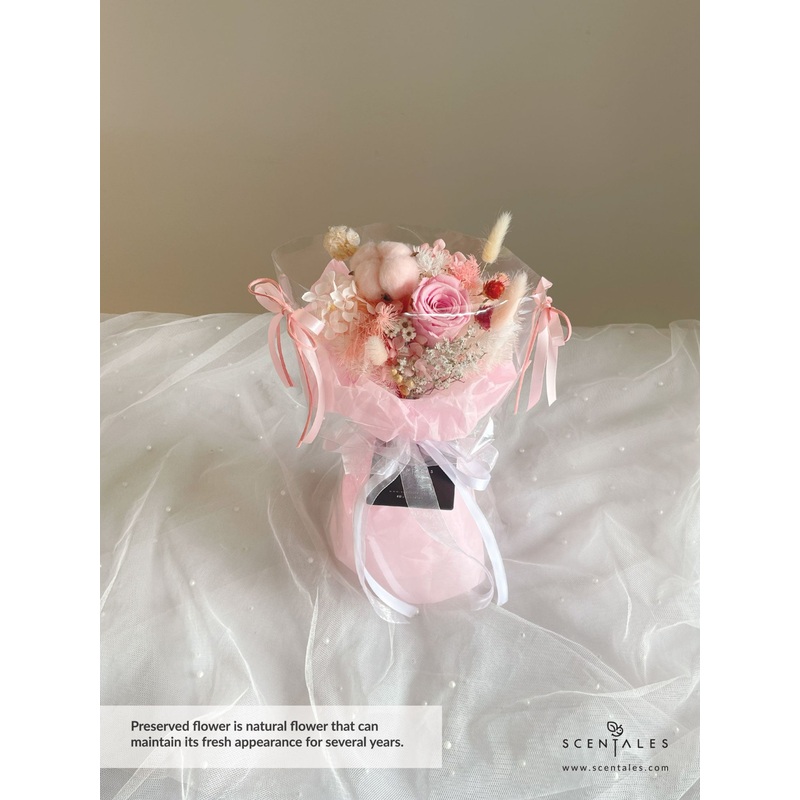 Scentales Charlotte Preserved & Dried Flower Bouquet (Johor Bahru Delivery)