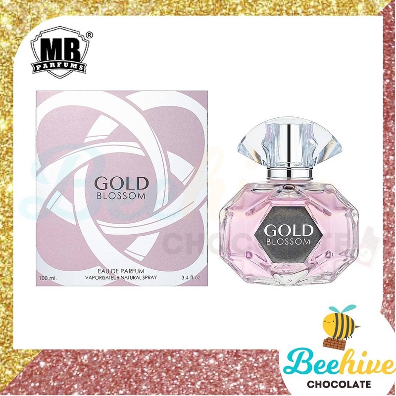 MB Parfums Gold Blossom Perfume For Women EDP 100ml (West Malaysia Delivery Only)