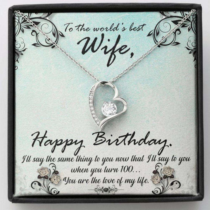 Wife Necklace, To The WorldS Best Wife Necklace, Gifts For Wife From Husband