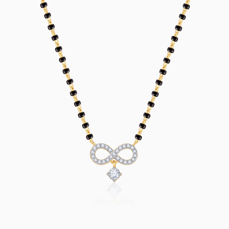 Gold Sudha Solitaire Diamond Mangalsutra