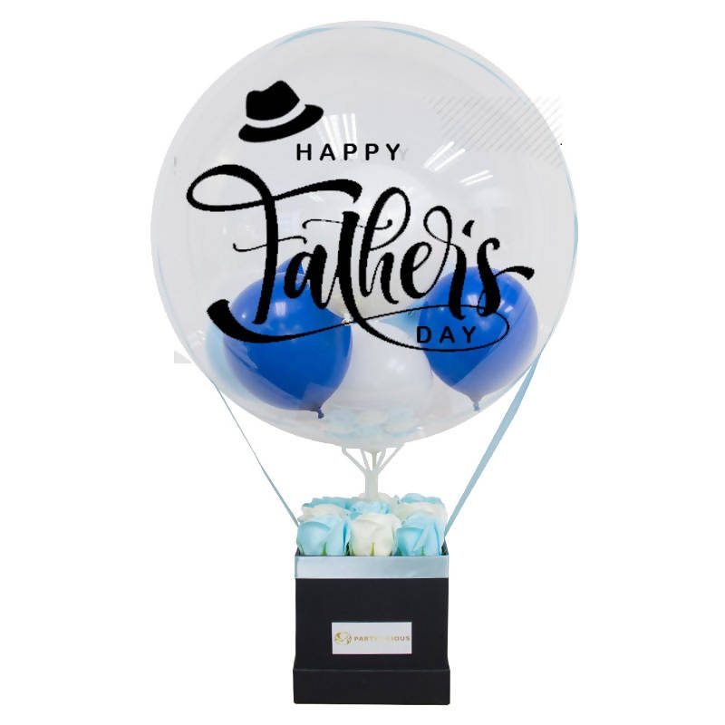 My Superhero| Hot Air Balloon Artificial Soap Rose Box