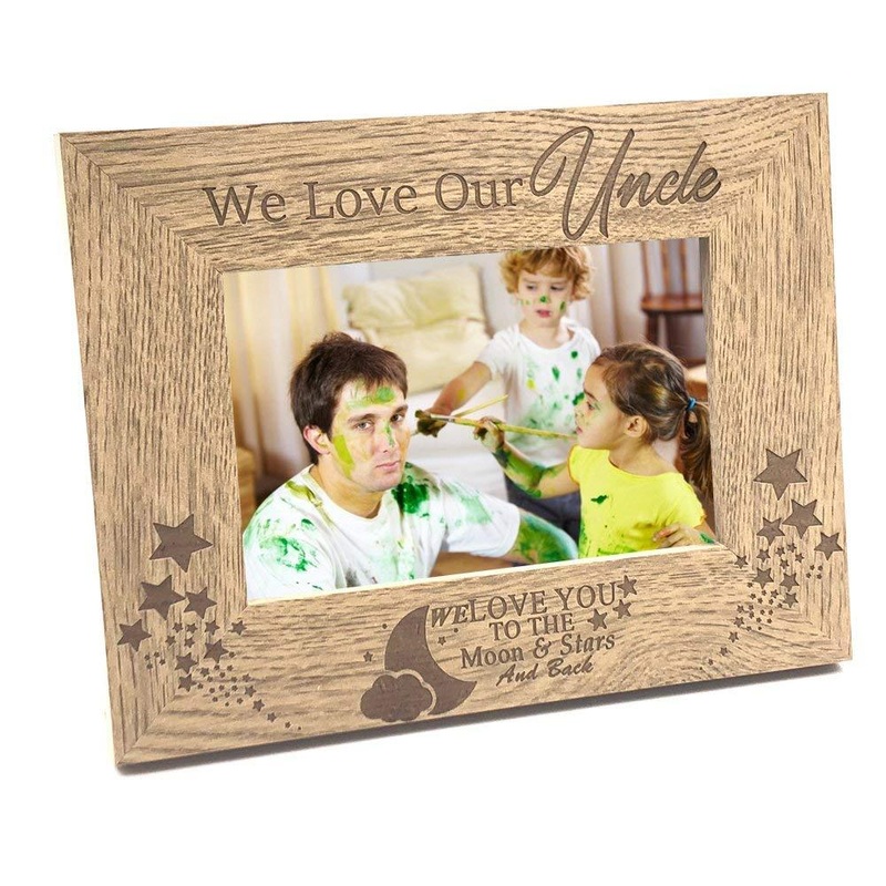 We Love Our Uncle Wooden Photo Frame Gift