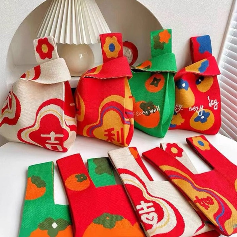 Billion Herbs CNY Knitted Gift Bag