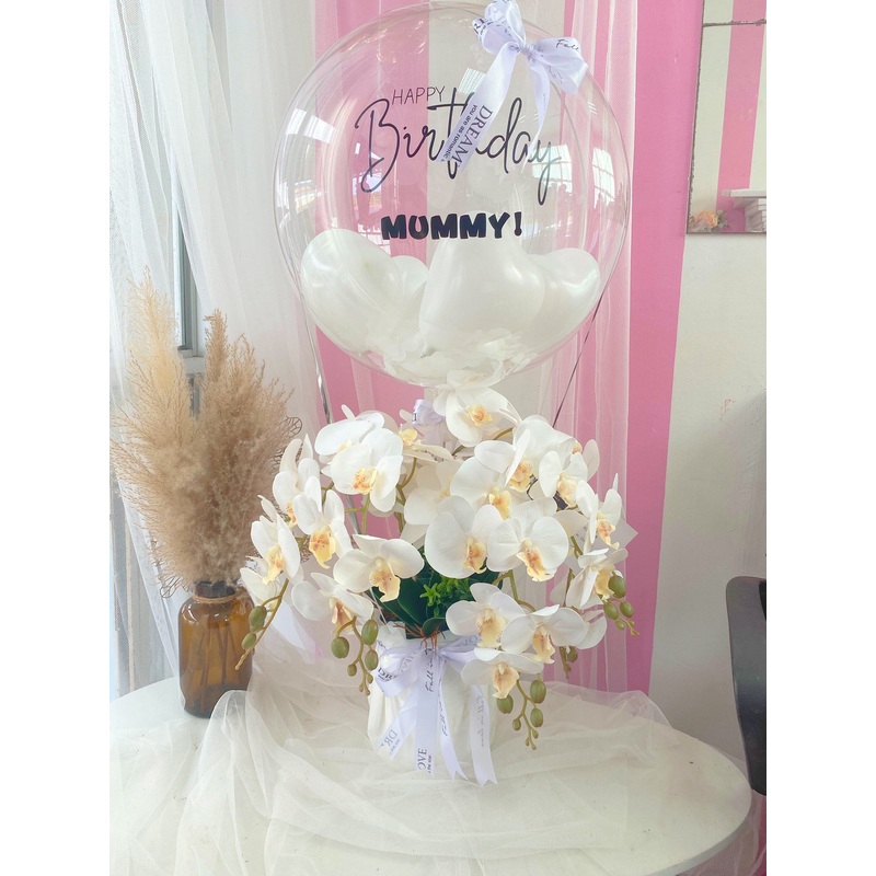 Orchid Artificial Flower Special Box (Penang Delivery Only)