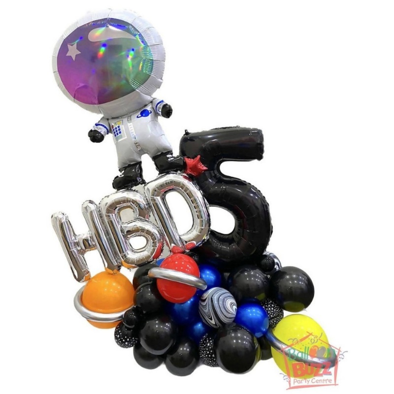 Astronaut Standee Organic Number with Planet