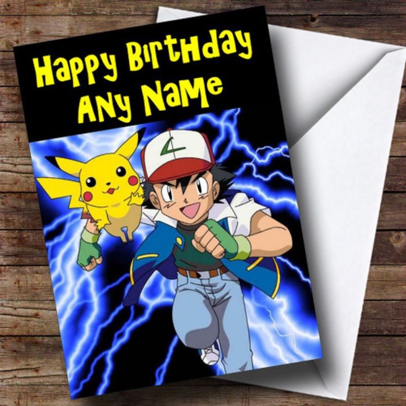 Pokemon Personalised Birthday Card – The Card Zoo