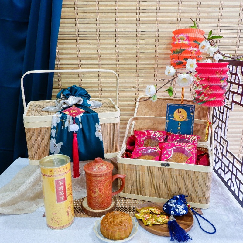 Mid-Autumn Royalty Bamboo Basket |  (Klang Valley Delivery)  – Mooncake Festival 2025
