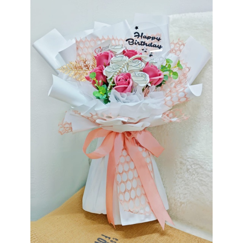 Mix EyeLiner Soap Roses Bouquet | (Klang Valley Delivery Only)