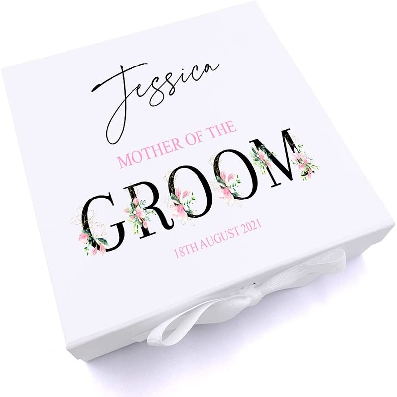 Personalised Mother of The Groom Wedding Keepsake Memory Box Gift
