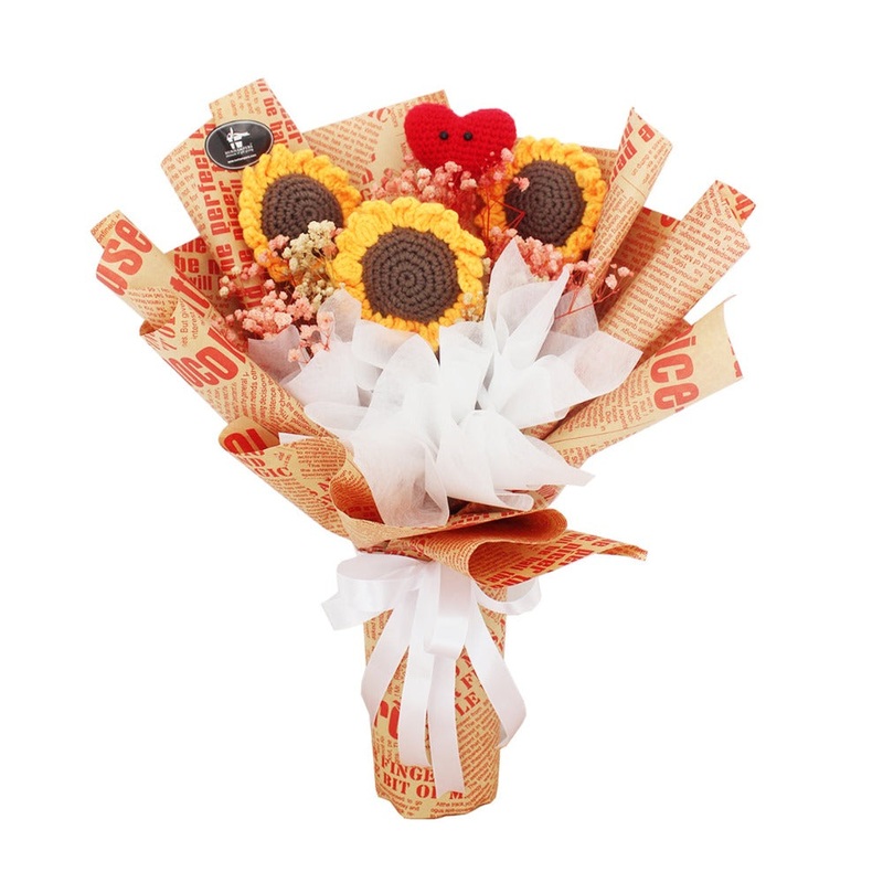 Summer Sunflower Crochet Bouquet (Klang Valley Delivery Only)