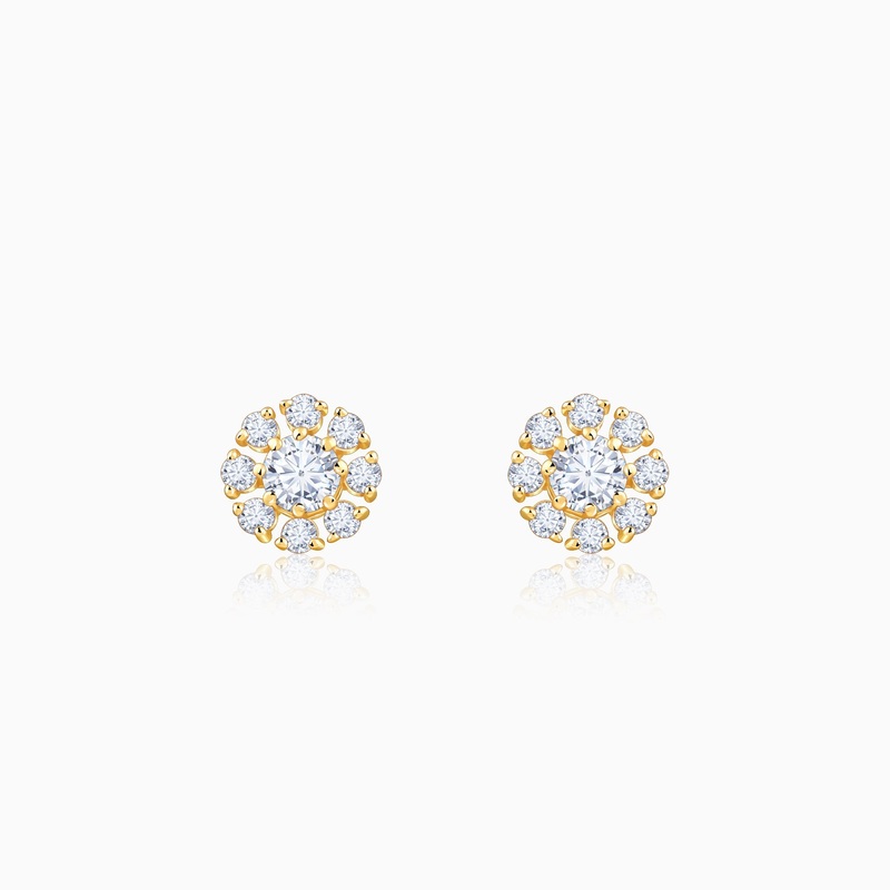 Gold Favourite Bloom Lab Grown Diamond Studs