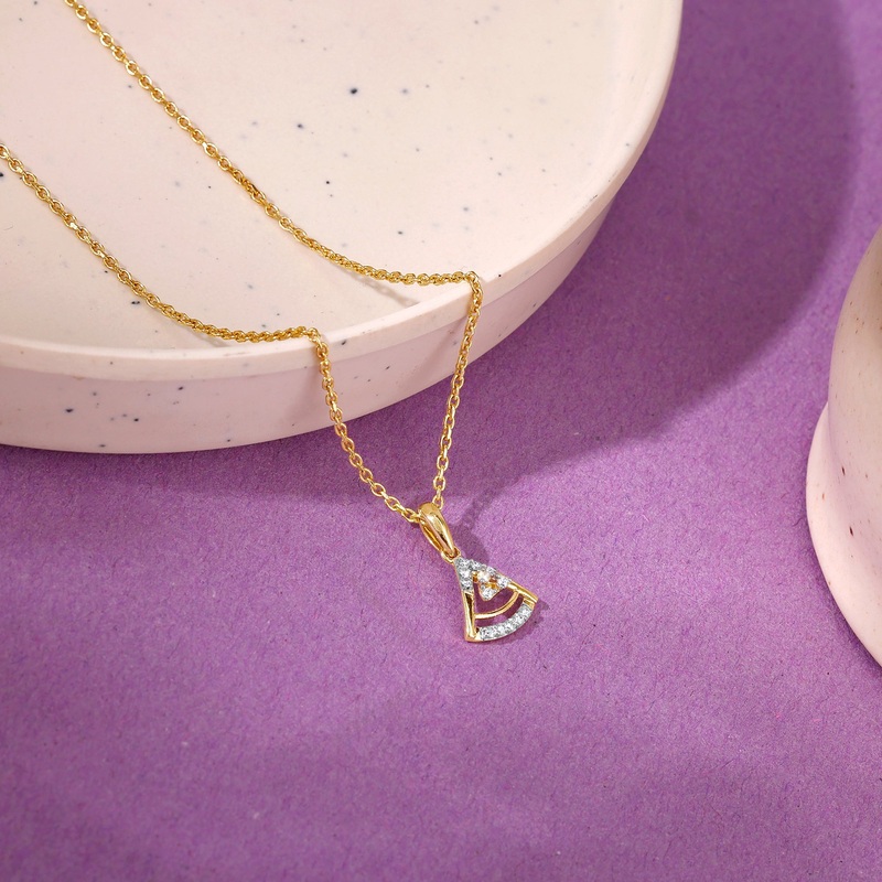Gold Genesis Diamond Pendant