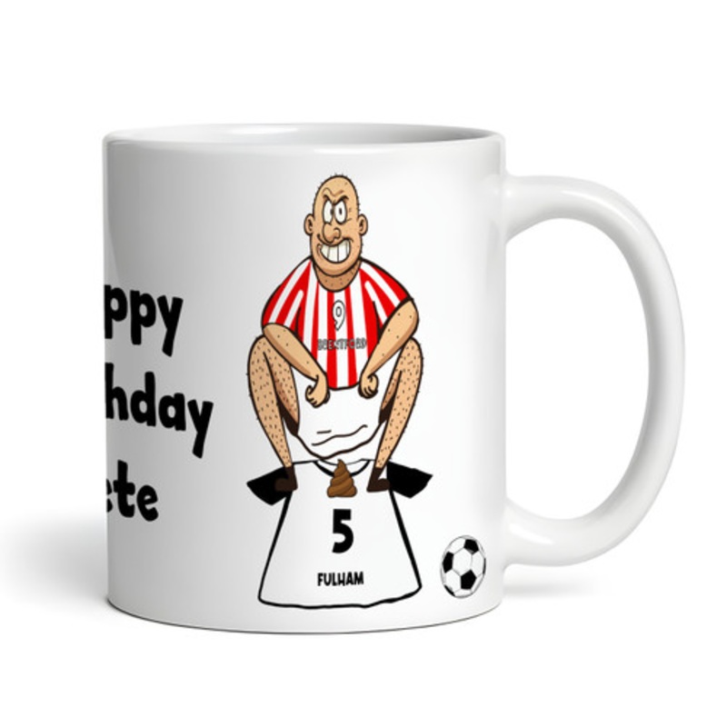 Brentford Shitting On Fulham Funny Football Gift Team Rivalry Personalised Mug – The Card Zoo