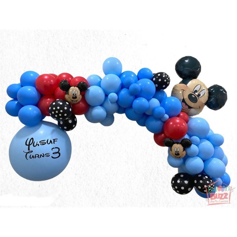 Organic Garland Hanging Mickey Mouse Theme