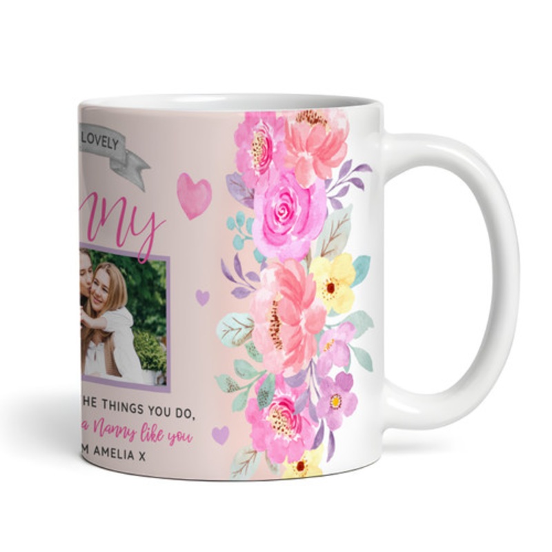 Nanny Thank You For Everything Photo Mother’s Day Birthday Gift Personalised Mug – The Card Zoo