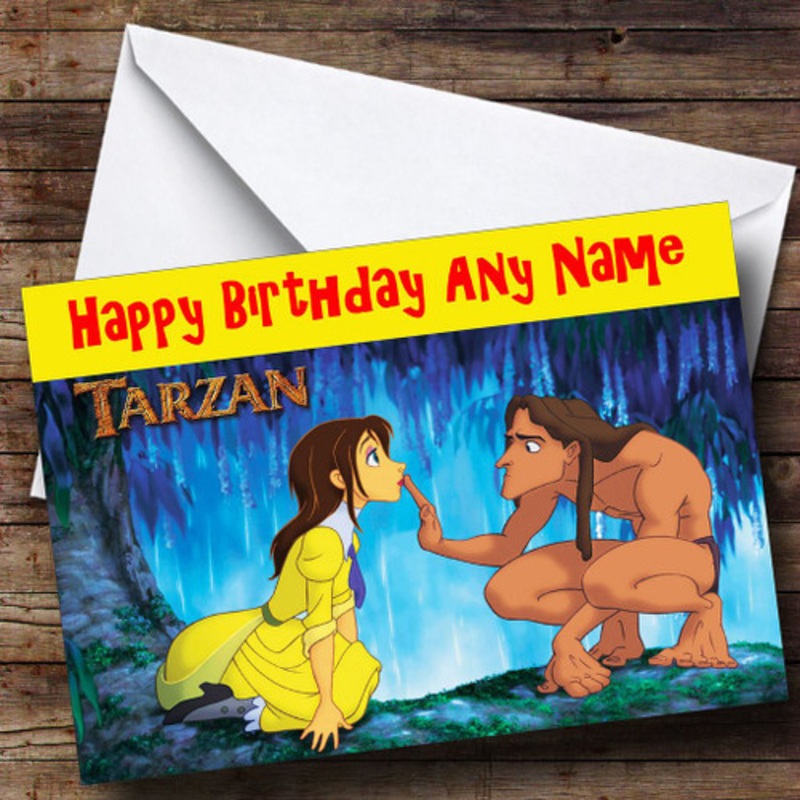 Tarzan Personalised Birthday Card – The Card Zoo