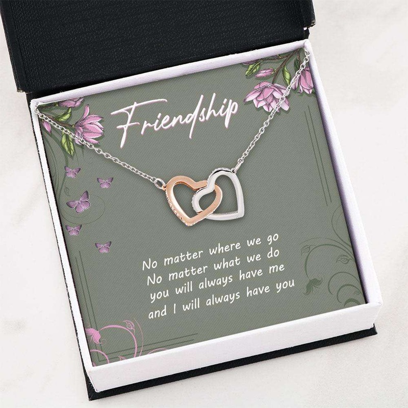 Best Friend Necklace Gifts  Interlocking Necklace