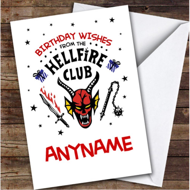 Hellfire Club Personalised Kids Children’s Birthday Card – The Card Zoo