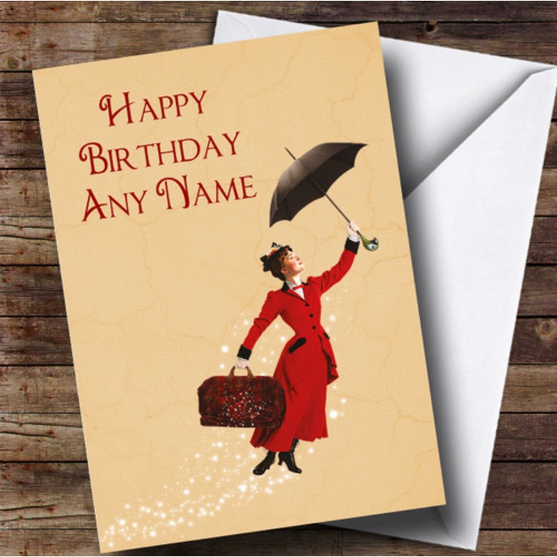 Personalised Mary Poppins Disney Children’s Birthday Card – The Card Zoo