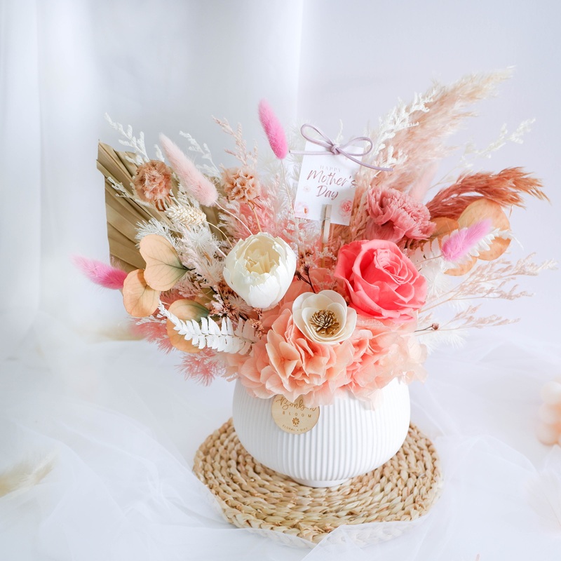Joyous Preserved Flower Pot|Zone A|Zone B|Zone C|Zone D|Zone E|Self Pickup