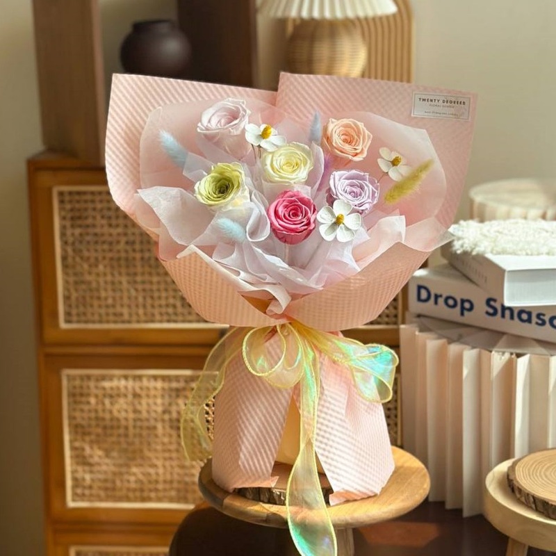 Cynthia Preserved Flower Bouquet (Klang Valley Delivery)
