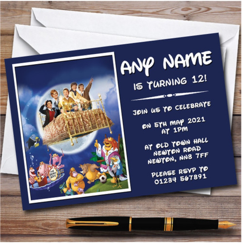Disney Bedknobs And Broomsticks Children’s Birthday Party Invitations – The Card Zoo