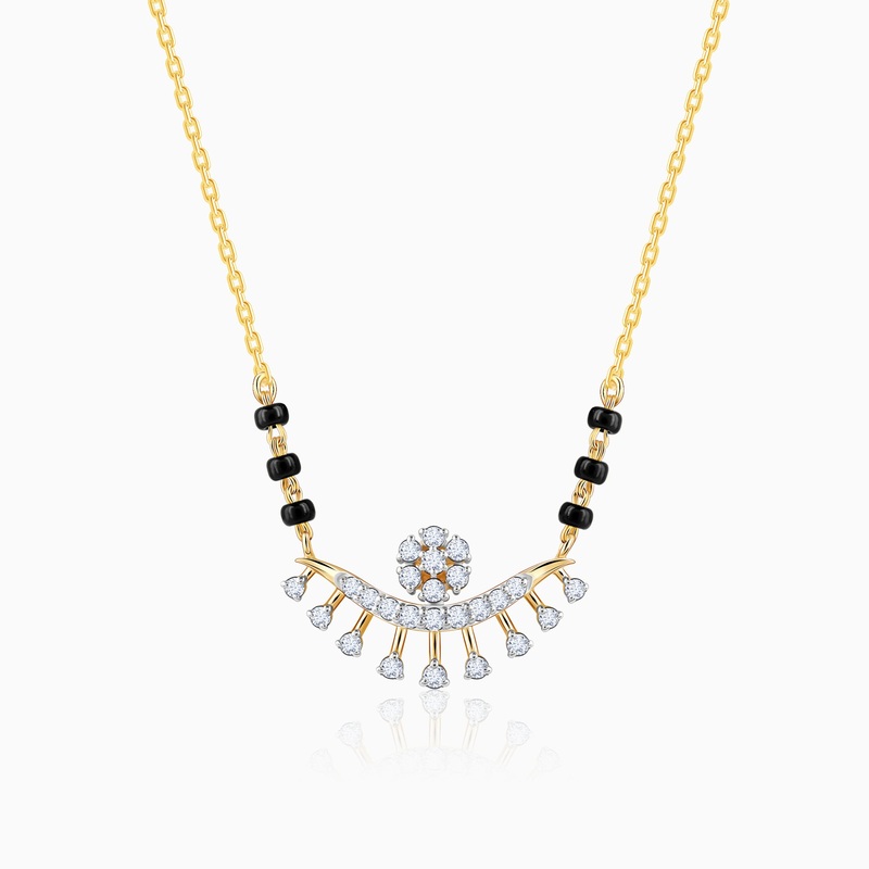 Gold Sunidhi Diamond Mangalsutra