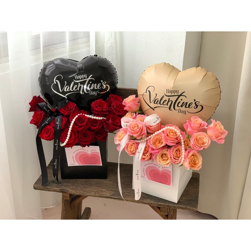 Valentine’s Day 2023 | My Valentine Flower Box (Fresh Flower) (Klang Valley Delivery Only)