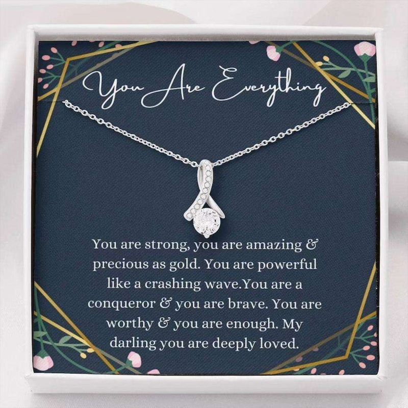 Affirmation Necklace, Inspirational Gift, Encouragement Necklace, Support Gift