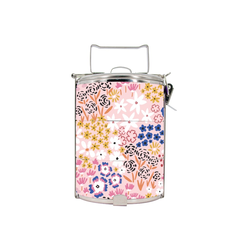 BDARI Tiffin Carrier – Cotton Petals (Nationwide Delivery)