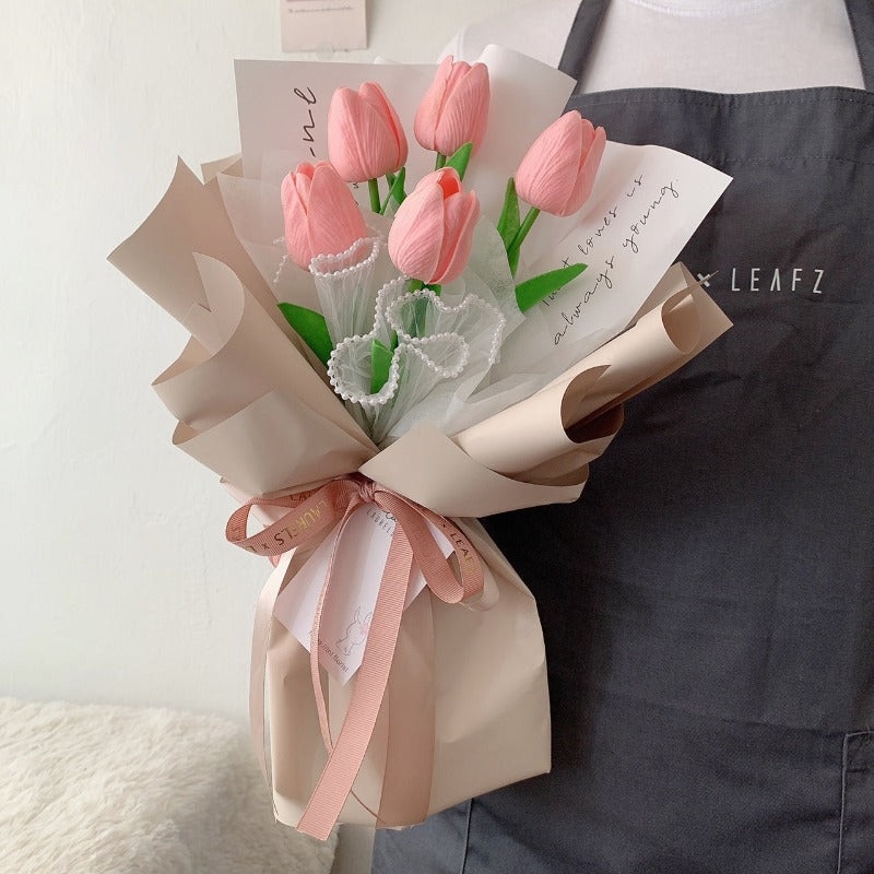 V2023 Galaxy Tulip Soap Flower 1 (Johor Bahru Delivery)