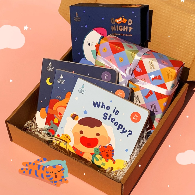 Wizard Within Baby Gift Set Goodnight Bedtime Storybooks 3-in-1 Box Set