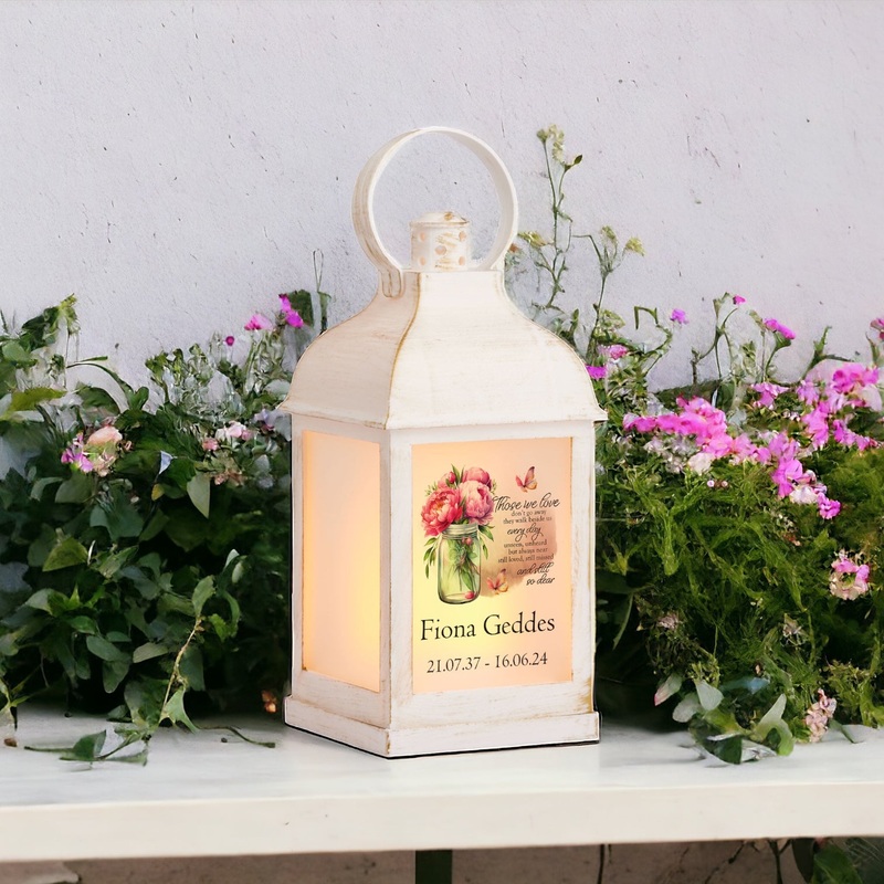 Copy of Personalised In Loving Memory Those We Love Lantern Light Gift