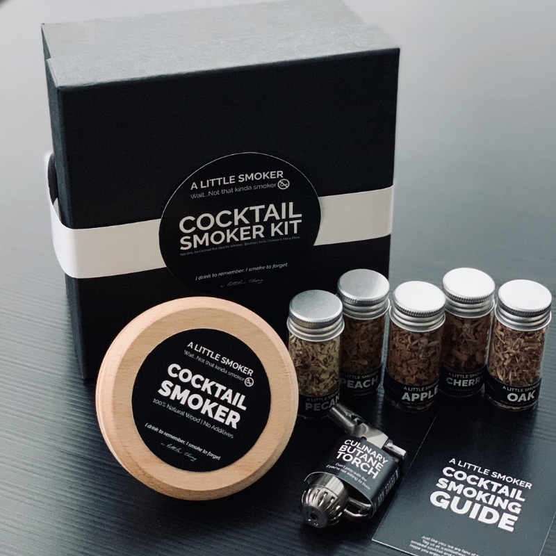 A Little Smoker  The Only Complete Cocktail Smoker Kit to Elevate Your Drinking Experience (West Malaysia Delivery)
