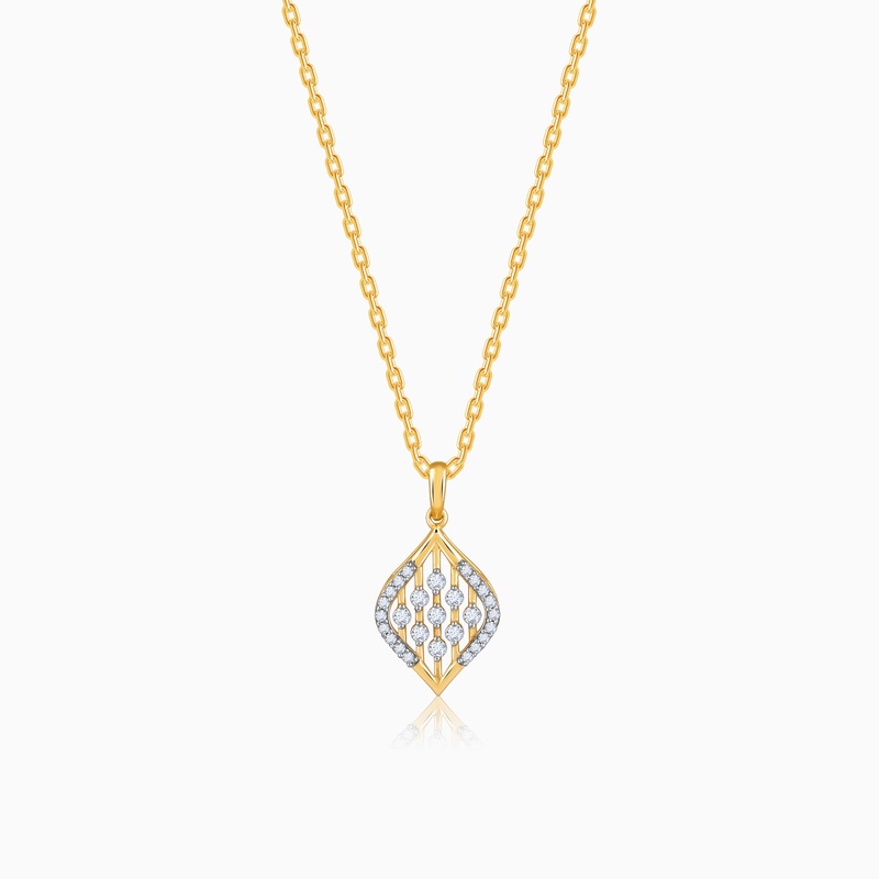 Gold Breezy Bling Lab Grown Diamond Pendant