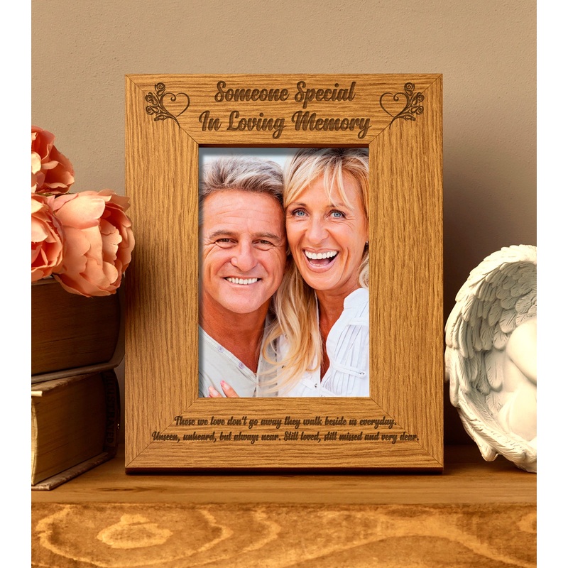 Someone Special In Loving Memory Remembrance Portrait Wooden Photo Frame Gift
