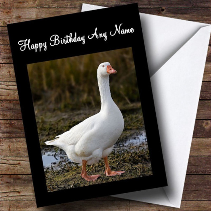 Goose Personalised Birthday Card – The Card Zoo