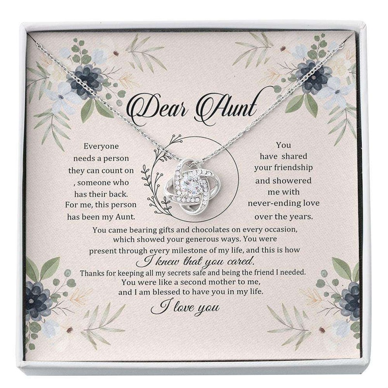 Aunt Necklace, To My Aunt Necklace, Aunt Jewelry, Thoughtful Gift For Aunt, Auntie Gift, Mothers Day Necklace For Aunt Custom Necklace