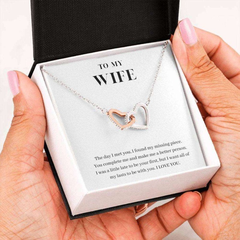Wife Necklace, To My Wife Necklace, You Complete Me, Wife Birthday Anniversary Gift From Husband