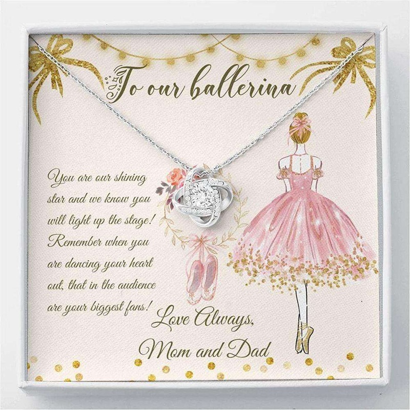 Beautiful Dancer Necklace Gift, Dance Recital Gift, Ballerina Gift