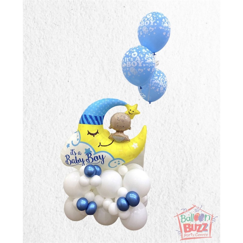 Its a Boy Standee and Bouquets Of 3s