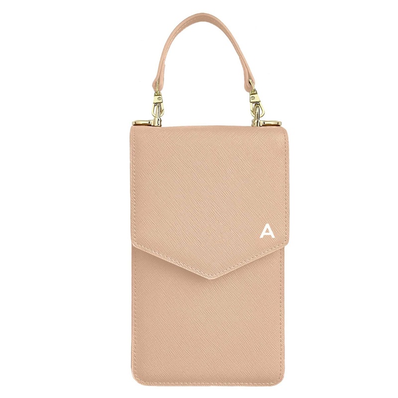 Tayla Phone Bag (Taupe) | (Nationwide Delivery)
