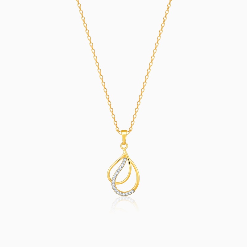Gold Celestial Elegance Diamond Pendant