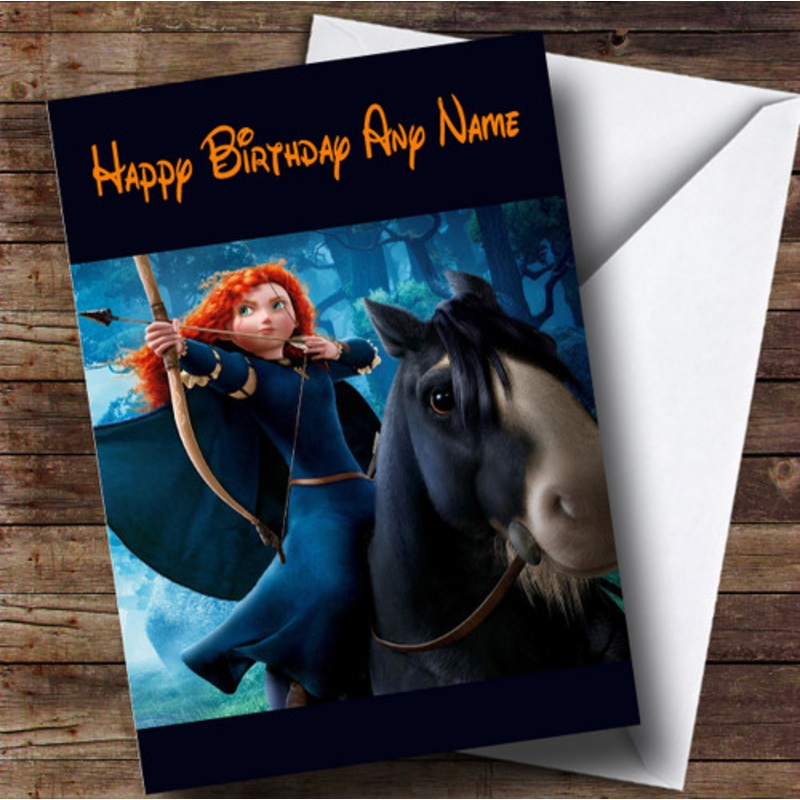Personalised Brave Disney Children’s Birthday Card – The Card Zoo