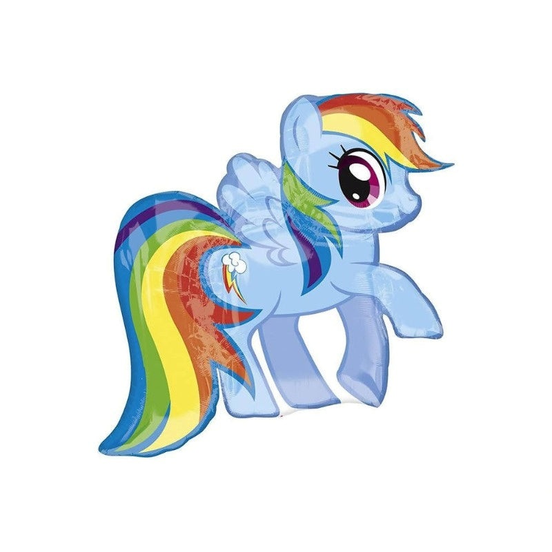28-inch – Helium-Filled My Little Pony Rainbow Dash Foil Balloon