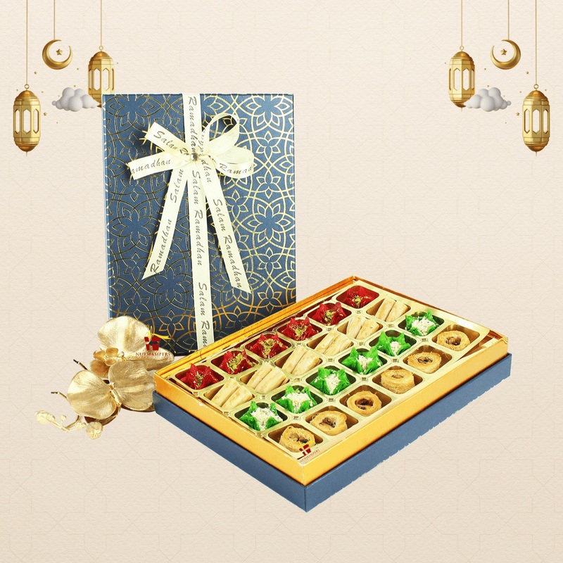 Raya Haji Gifts | 24pcs Assorted Baklava Yasmeen Gift Box (Self Pick Up / Klang Valley Delivery only)