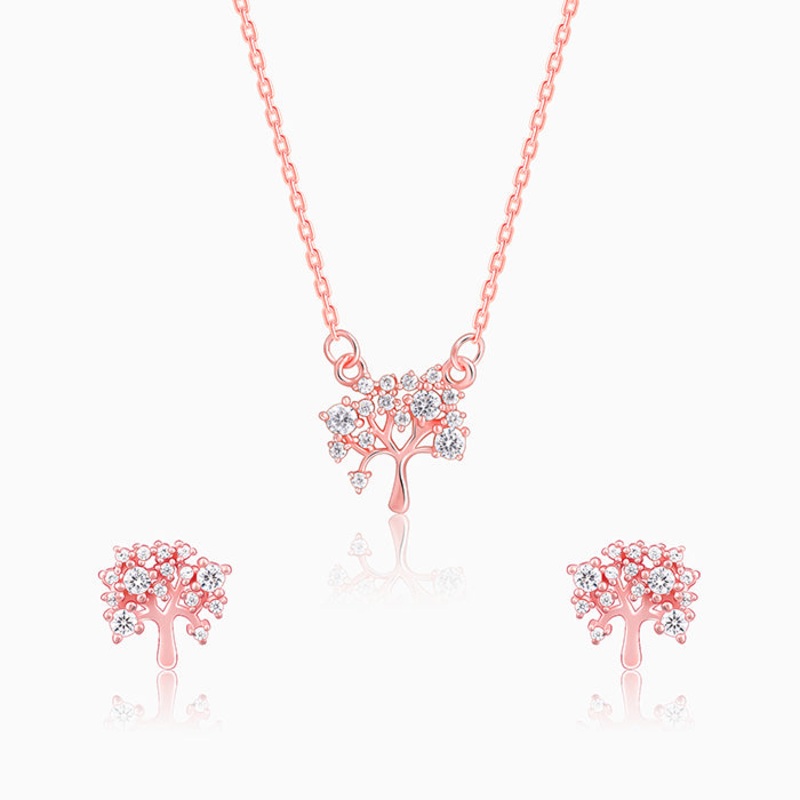 Rose Gold Tree of Life Set