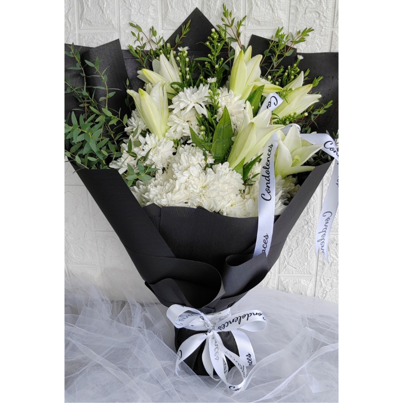 Condolence Flower Bouquet (Klang Valley Delivery Only)